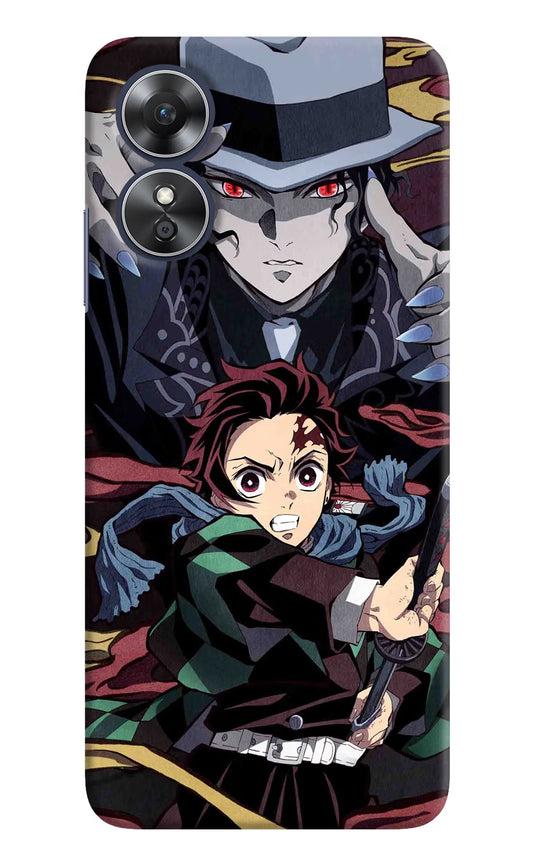 Demon Slayer Oppo A17 Hard Case Back Cover by Casekaro