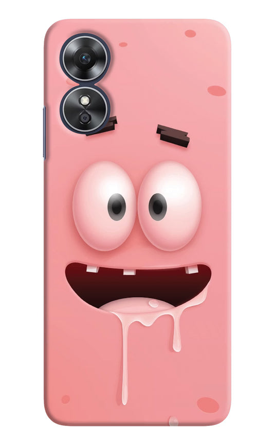 Sponge 2 Oppo A17 Hard Case Back Cover by Casekaro