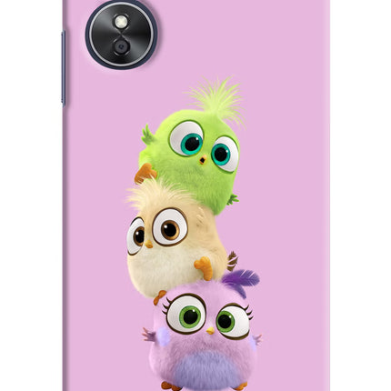 Cute Little Birds Oppo A17 Hard Case Back Cover by Casekaro