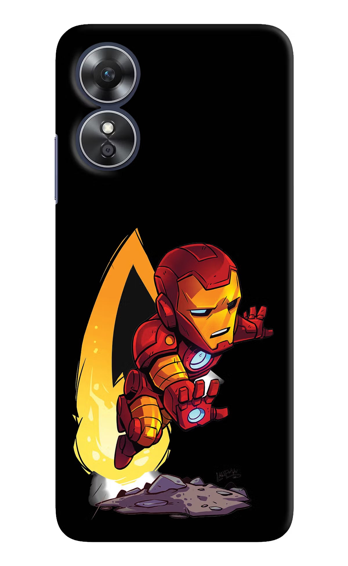 IronMan Oppo A17 Hard Case Back Cover by Casekaro