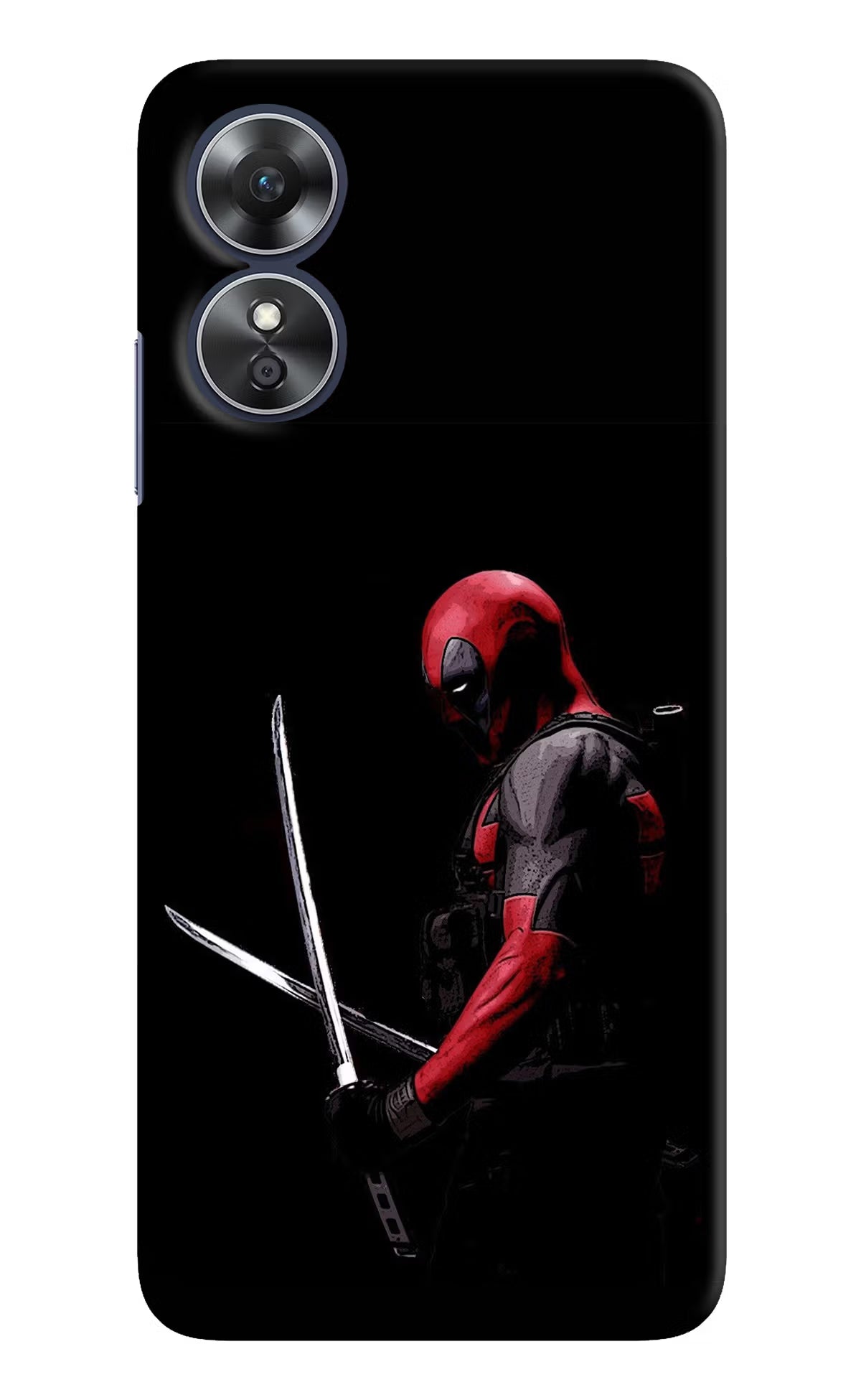 Deadpool Oppo A17 Hard Case Back Cover by Casekaro