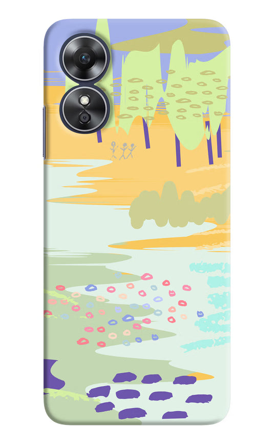 Scenery Oppo A17 Hard Case Back Cover by Casekaro