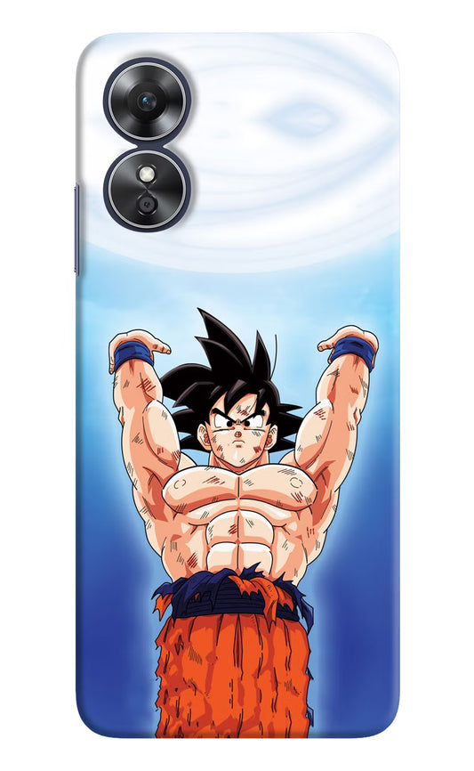 Goku Power Oppo A17 Hard Case Back Cover by Casekaro