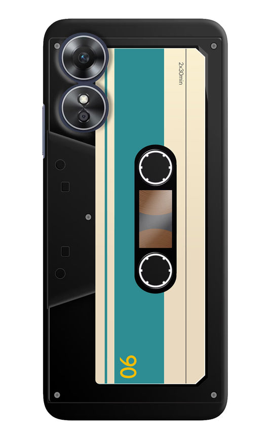 Cassette Oppo A17 Hard Case Back Cover by Casekaro