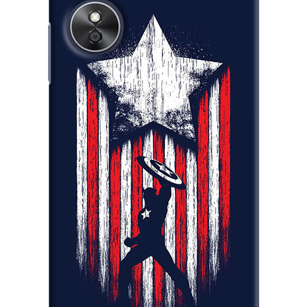 Captain America Marvel Art Oppo A17 Hard Case Back Cover by Casekaro