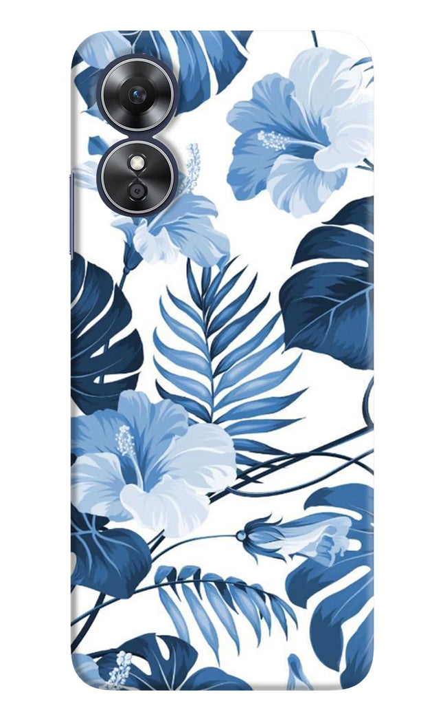 Fabric Art Oppo A17 Hard Case Back Cover by Casekaro