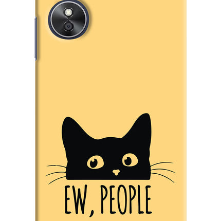 Ew People Catitude Oppo A17 Hard Case Back Cover by Casekaro