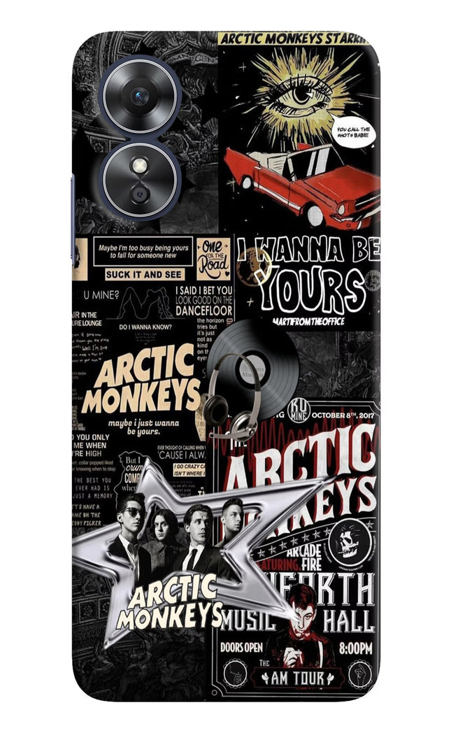Arctic Monkeys Oppo A17 Hard Case Back Cover by Casekaro