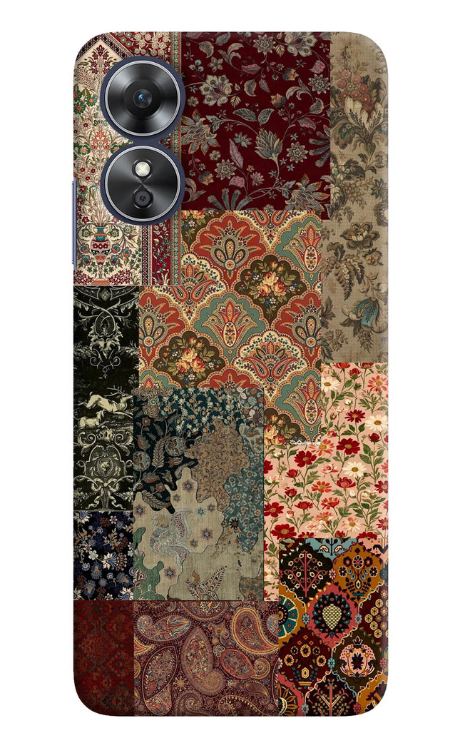 Desi Print Oppo A17 Hard Case Back Cover by Casekaro