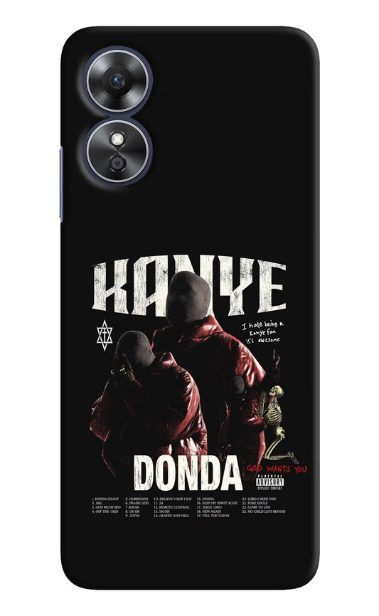 Donda Kanye West Oppo A17 Hard Case Back Cover by Casekaro