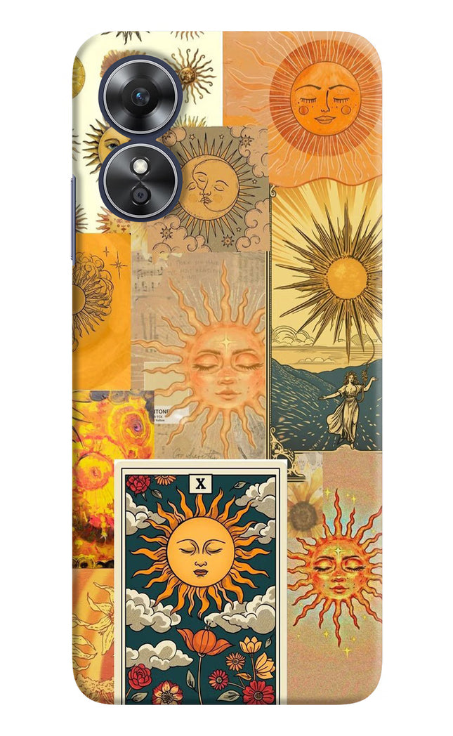 Sun Oppo A17 Hard Case Back Cover by Casekaro