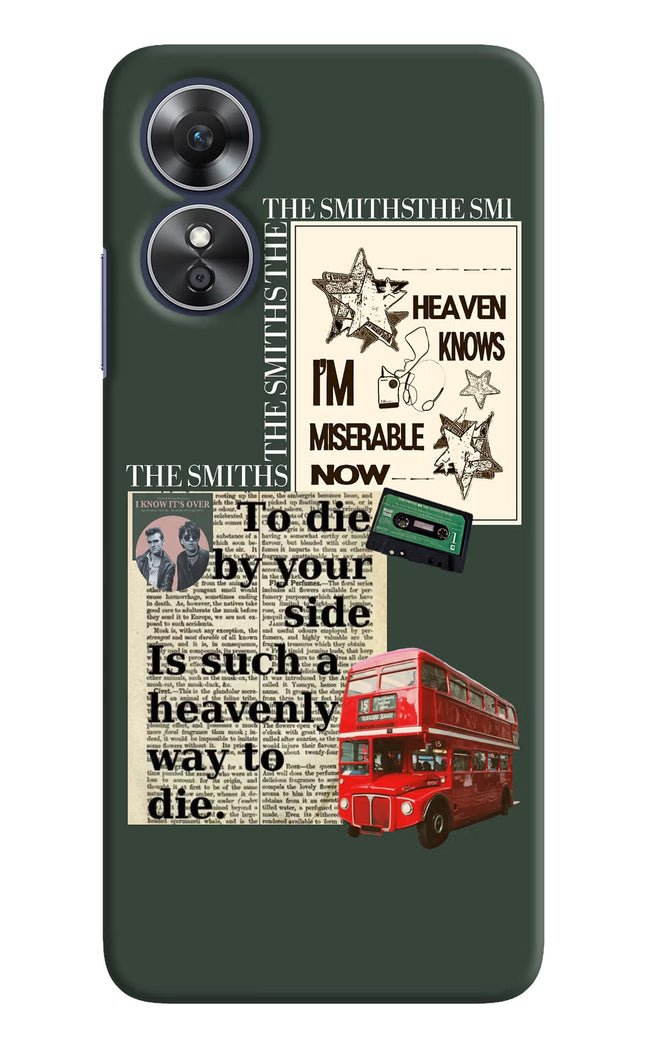 The Smiths Oppo A17 Hard Case Back Cover by Casekaro