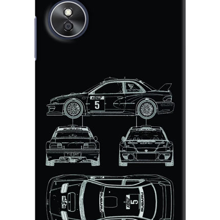 WRC'99 Oppo A17 Hard Case Back Cover by Casekaro