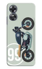 Classic Cafe Racer 99 Oppo A17 Hard Case Back Cover by Casekaro