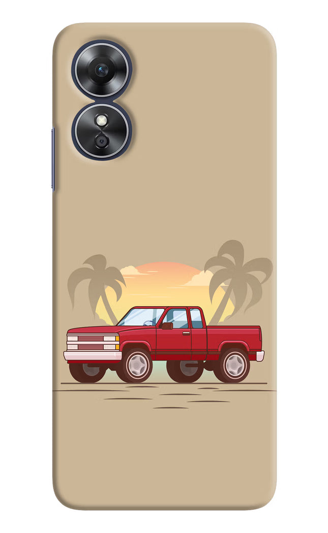 Desert Classic Drive Oppo A17 Hard Case Back Cover by Casekaro