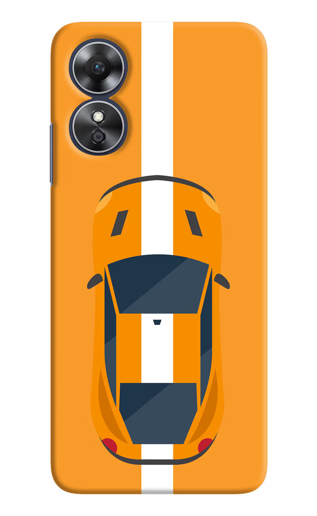 Highway Pursuit Oppo A17 Hard Case Back Cover by Casekaro