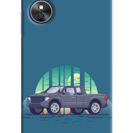 Retro Garage Vibe Oppo A17 Hard Case Back Cover by Casekaro