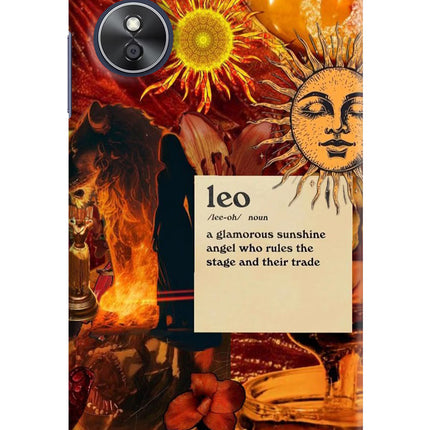 Leo Zodiac Oppo A17 Hard Case Back Cover by Casekaro