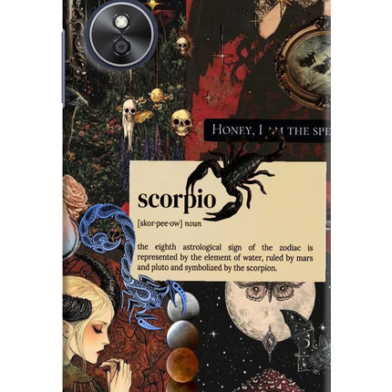 Scorpio Zodiac Oppo A17 Hard Case Back Cover by Casekaro