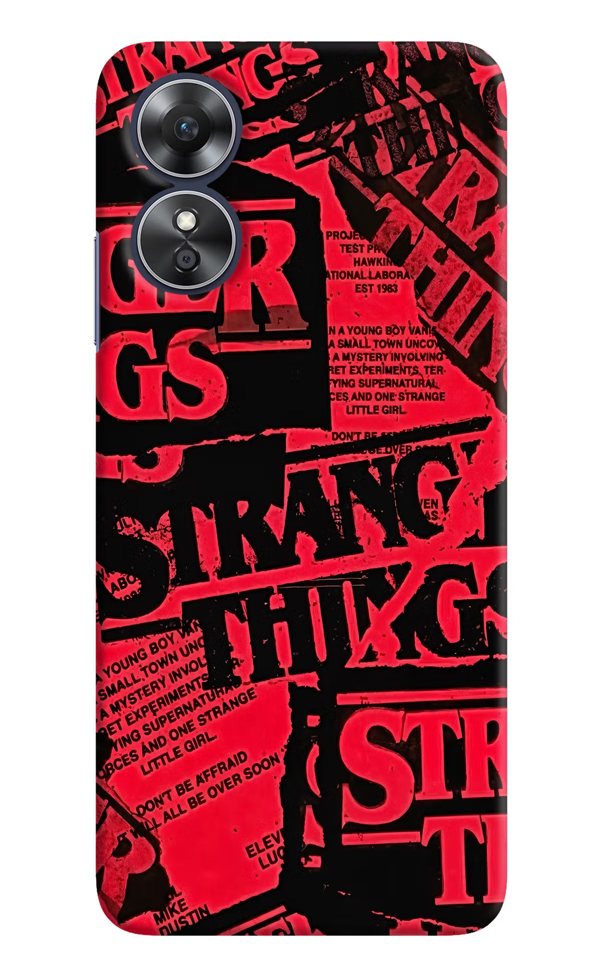 Ordinary Things Oppo A17 Hard Case Back Cover by Casekaro