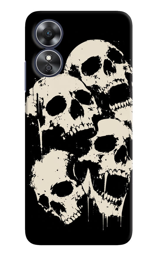 Dead Stack Oppo A17 Hard Case Back Cover by Casekaro