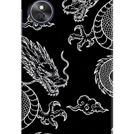 Twin Dragons Oppo A17 Hard Case Back Cover by Casekaro