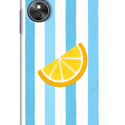 Summer Lemon Oppo A17 Hard Case Back Cover by Casekaro