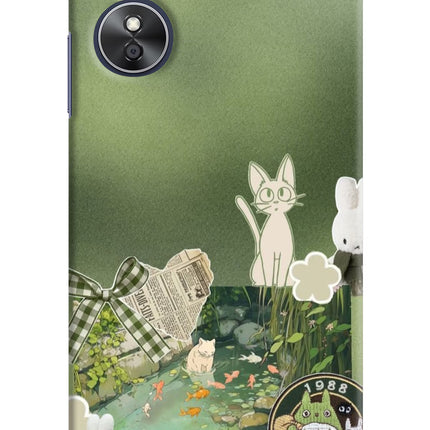 Aesthetic anime Oppo A17 Hard Case Back Cover by Casekaro