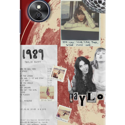 Taylor Swift Oppo A17 Hard Case Back Cover by Casekaro