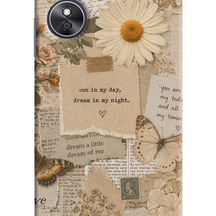 Vintage case Oppo A17 Hard Case Back Cover by Casekaro