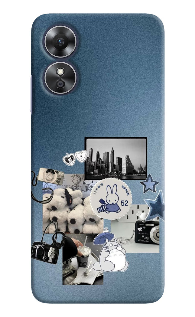 Miffy Oppo A17 Hard Case Back Cover by Casekaro
