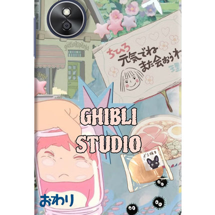 Studio Ghibli Oppo A17 Hard Case Back Cover by Casekaro
