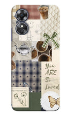 Cookie Oppo A17 Hard Case Back Cover by Casekaro