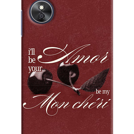 Velvet Cherry Oppo A17 Hard Case Back Cover by Casekaro