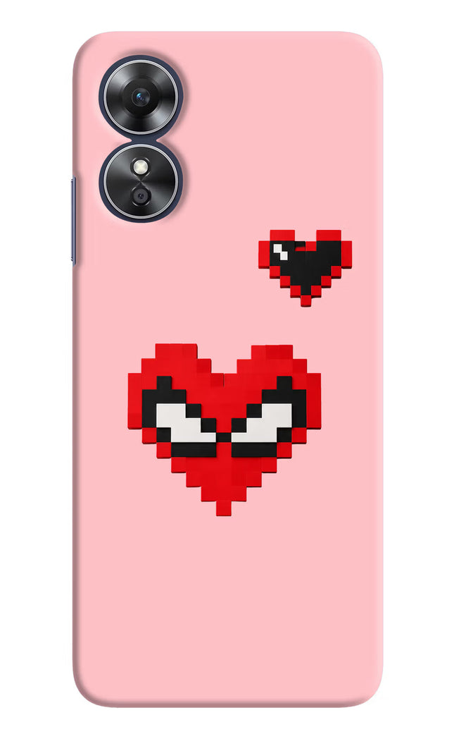 Gwen Heart Oppo A17 Hard Case Back Cover by Casekaro
