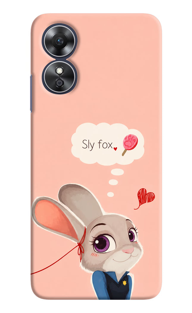 Judy Charm Oppo A17 Hard Case Back Cover by Casekaro