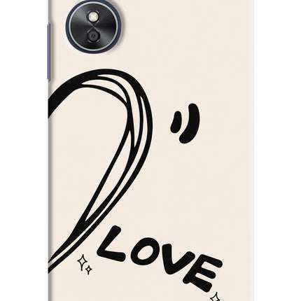 Soul Line Oppo A17 Hard Case Back Cover by Casekaro