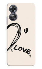 Soul Line Oppo A17 Hard Case Back Cover by Casekaro