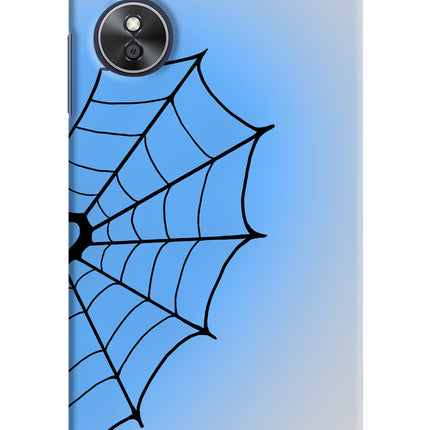 Blue Web Oppo A17 Hard Case Back Cover by Casekaro