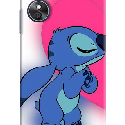 Stitch Hug Oppo A17 Hard Case Back Cover by Casekaro