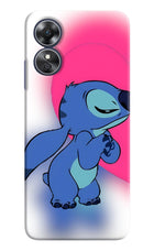 Stitch Hug Oppo A17 Hard Case Back Cover by Casekaro