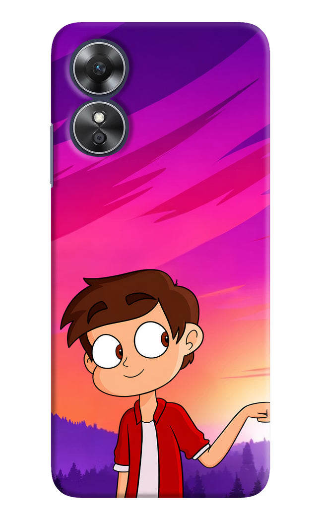 Marco Sunset Oppo A17 Hard Case Back Cover by Casekaro