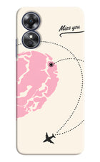 Miss Orbit Oppo A17 Hard Case Back Cover by Casekaro