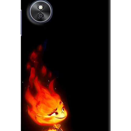 Ember Flame Oppo A17 Hard Case Back Cover by Casekaro