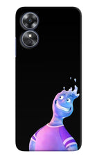 Wade Wave Oppo A17 Hard Case Back Cover by Casekaro