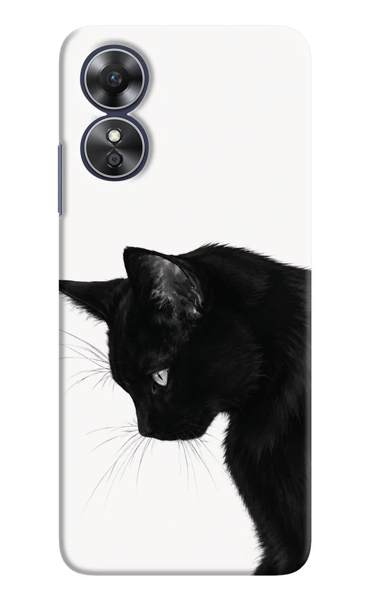 Shadow Gaze Oppo A17 Hard Case Back Cover by Casekaro