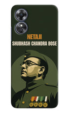 Netaji Legacy Oppo A17 Hard Case Back Cover by Casekaro