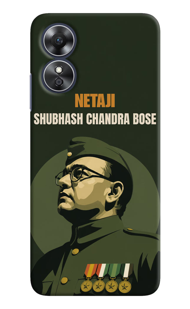 Netaji Legacy Oppo A17 Hard Case Back Cover by Casekaro