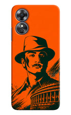 Bhagat Singh Legacy Oppo A17 Hard Case Back Cover by Casekaro