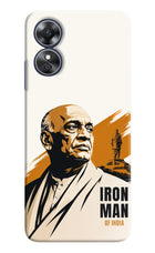 Sardar Patel Iron Will Oppo A17 Hard Case Back Cover by Casekaro